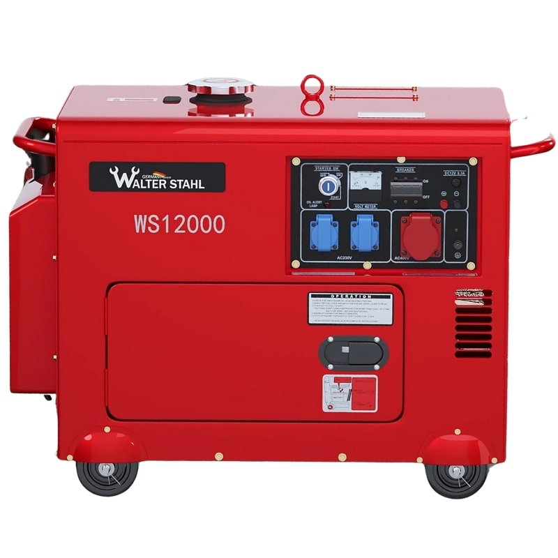 Generatore di Corrente Diesel 9000w 9Kw Silenzioso