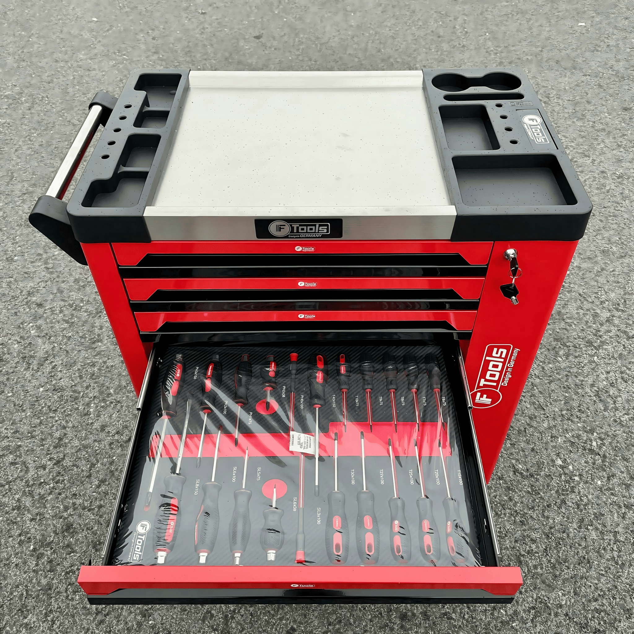 Carrello Attrezzi Officina Professionale F-Tools 7 Cassetti