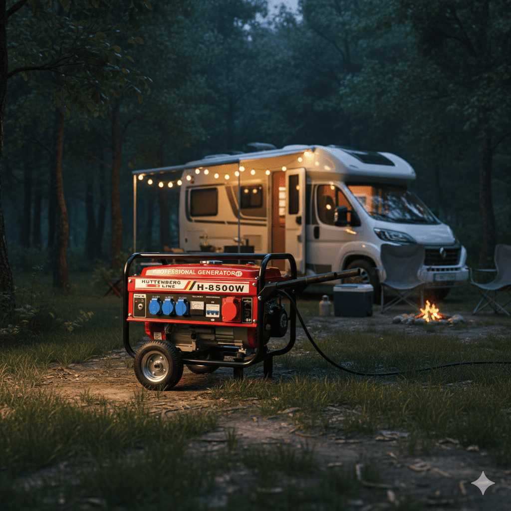 Generatore di Corrente H-8500W (220/380v) Con Chiave