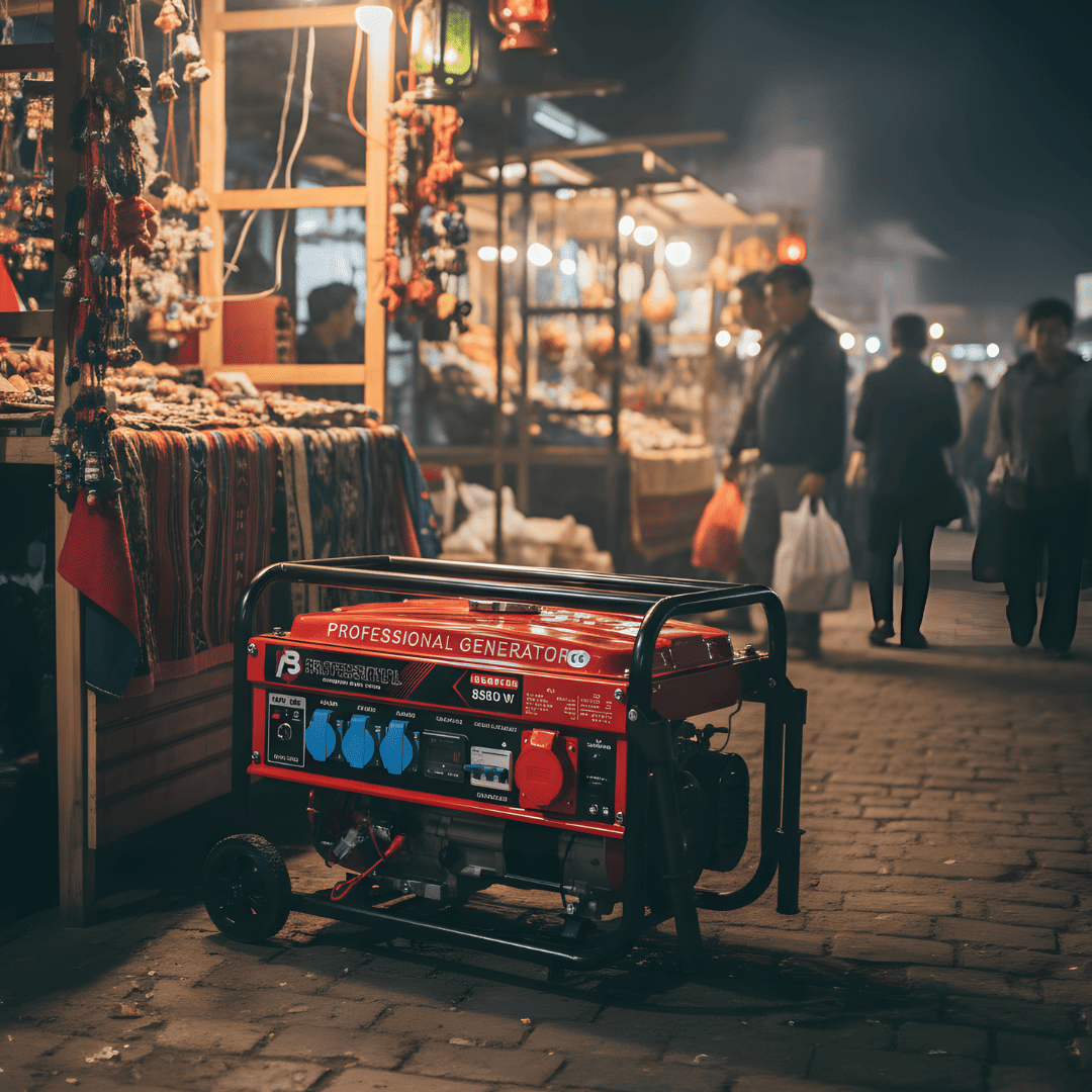 Generatore di Corrente H-8500W (220/380v) Con Chiave