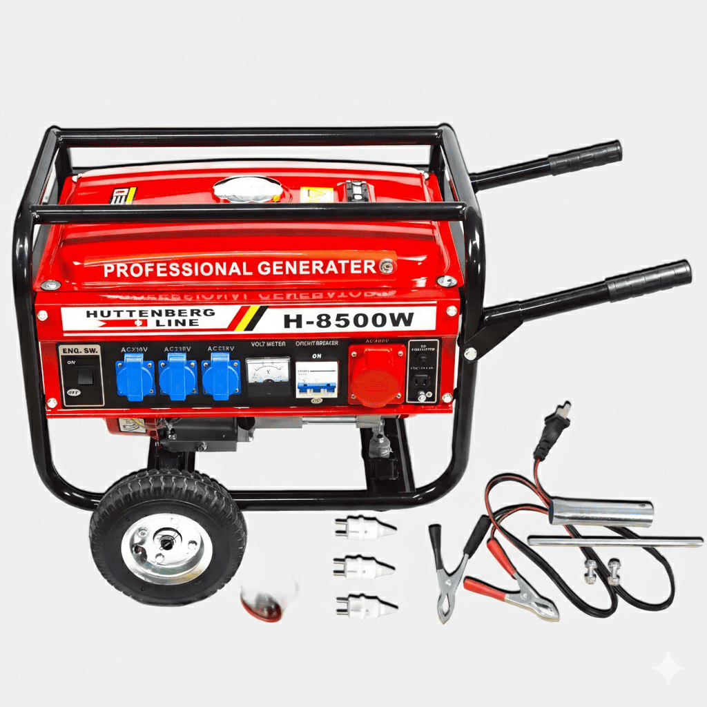 Generatore di Corrente H-8500W (220/380v) Con Chiave